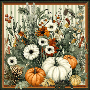 Fall Pumpkins Sign, DCO-102085, Sign For Wreath, 10x10in Metal Sign